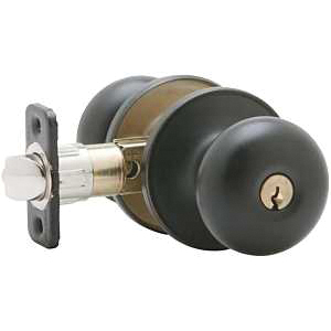 Entry Knob, Dexter, Knob Handle, Aged Bronze, Metal, C Keyway, Re-Key Technology: Traditional, Residential - 1