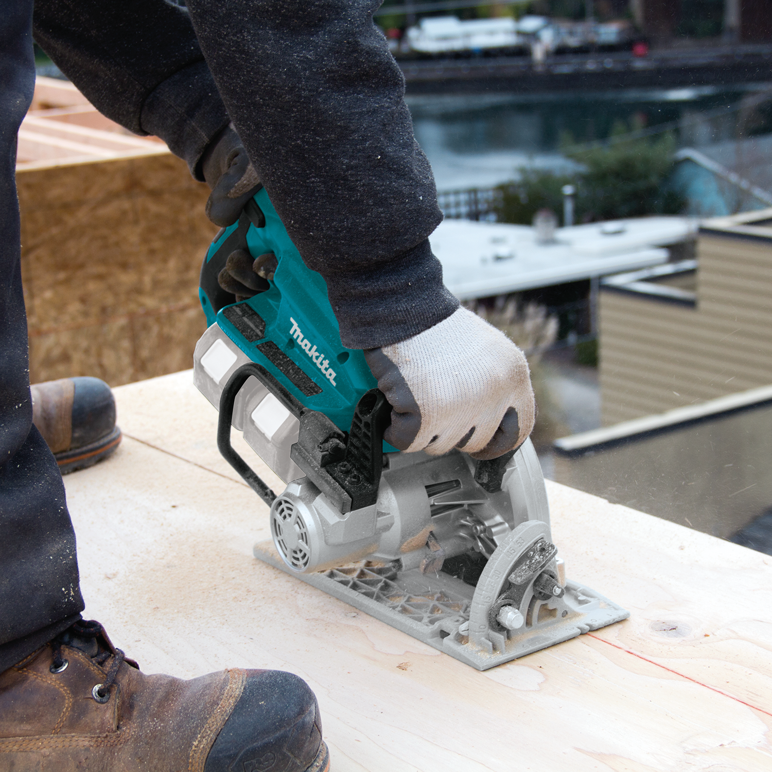 Makita XSR01Z Circular Saw, Tool Only, 18 V, 5 Ah, 7-1/4 in Dia Blade, 1-3/4, 2-9/16 in Cutting Capacity
