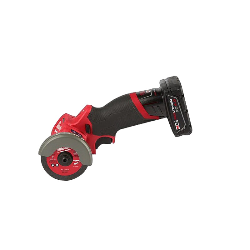 Milwaukee 2522-21XC Compact Cut-Off Tool Kit, Battery Included, 12 V, 4 Ah, 3 in Dia Blade, 20,000 rpm Speed - 2