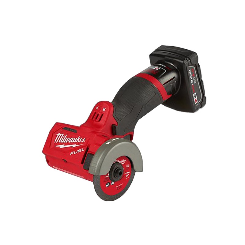 Milwaukee 2522-21XC Compact Cut-Off Tool Kit, Battery Included, 12 V, 4 Ah, 3 in Dia Blade, 20,000 rpm Speed - 3