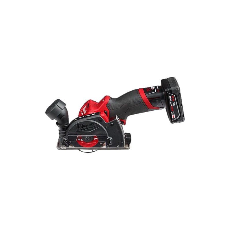 Milwaukee 2522-21XC Compact Cut-Off Tool Kit, Battery Included, 12 V, 4 Ah, 3 in Dia Blade, 20,000 rpm Speed - 4