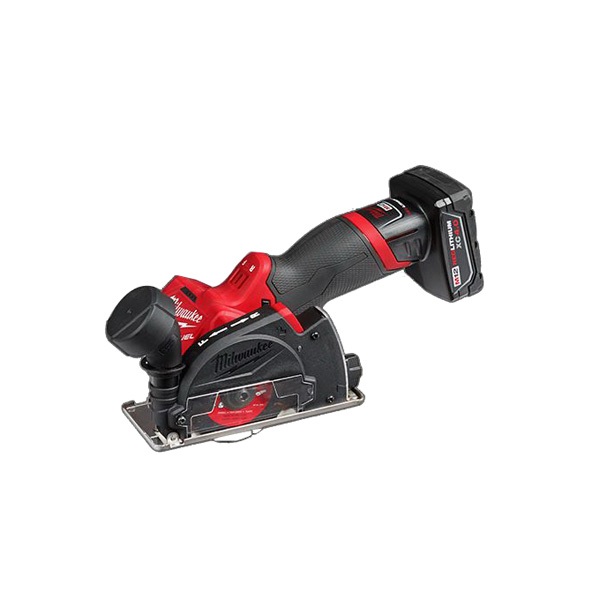 Milwaukee 2522-21XC Compact Cut-Off Tool Kit, Battery Included, 12 V, 4 Ah, 3 in Dia Blade, 20,000 rpm Speed - 5