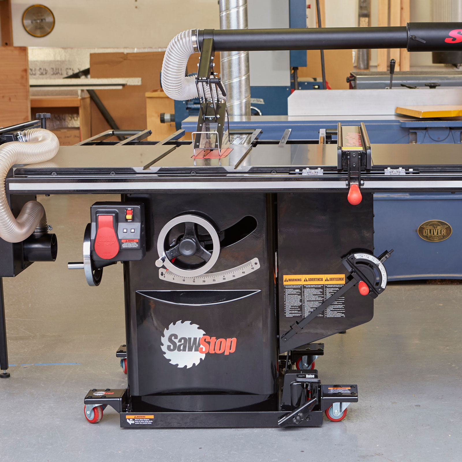 Industrial Mobile Base, for Industrial Cabinet Saw, Sawstop - 1