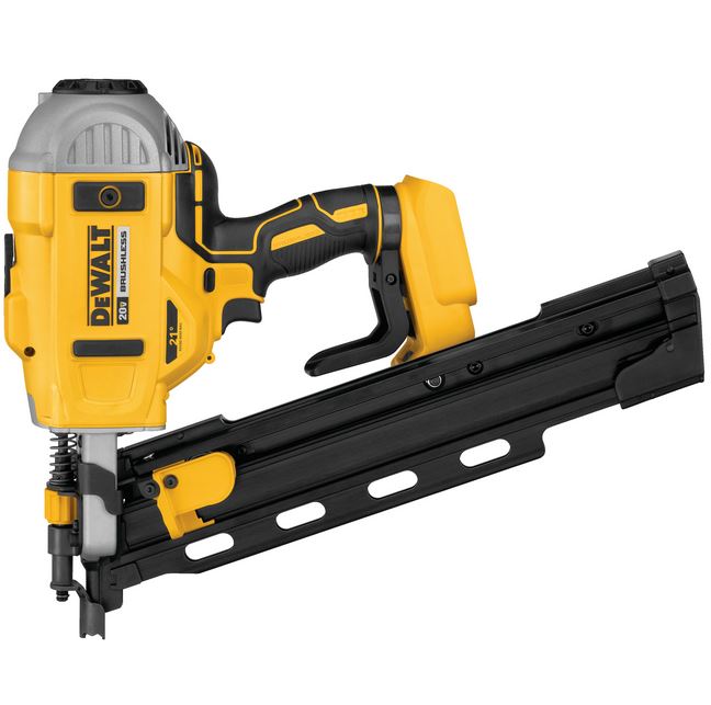 DEWALT DCN21PLB Framing Nailer, Tool Only, 20 V, 49 Magazine, 21 deg Collation, Plastic Collation, 0.0148 in Nail - 2