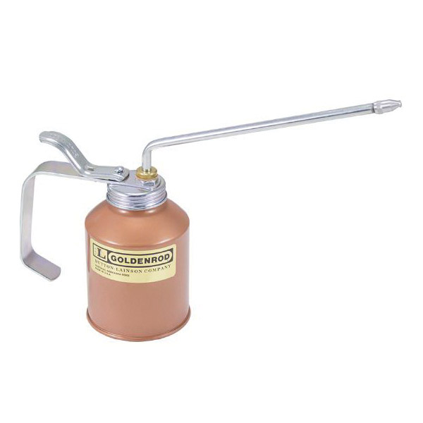 Dutton-Lainson 720 Oiler, 12 oz, 11-3/4 in H, Angle Spout, Steel, Powder-Coated Copper Bronze/Zinc