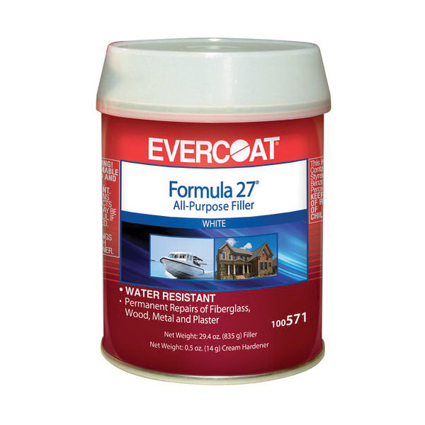 Formula 27 All-Purpose Filler, Evercoat, 0.5 pt, Paste, Aromatic - 2