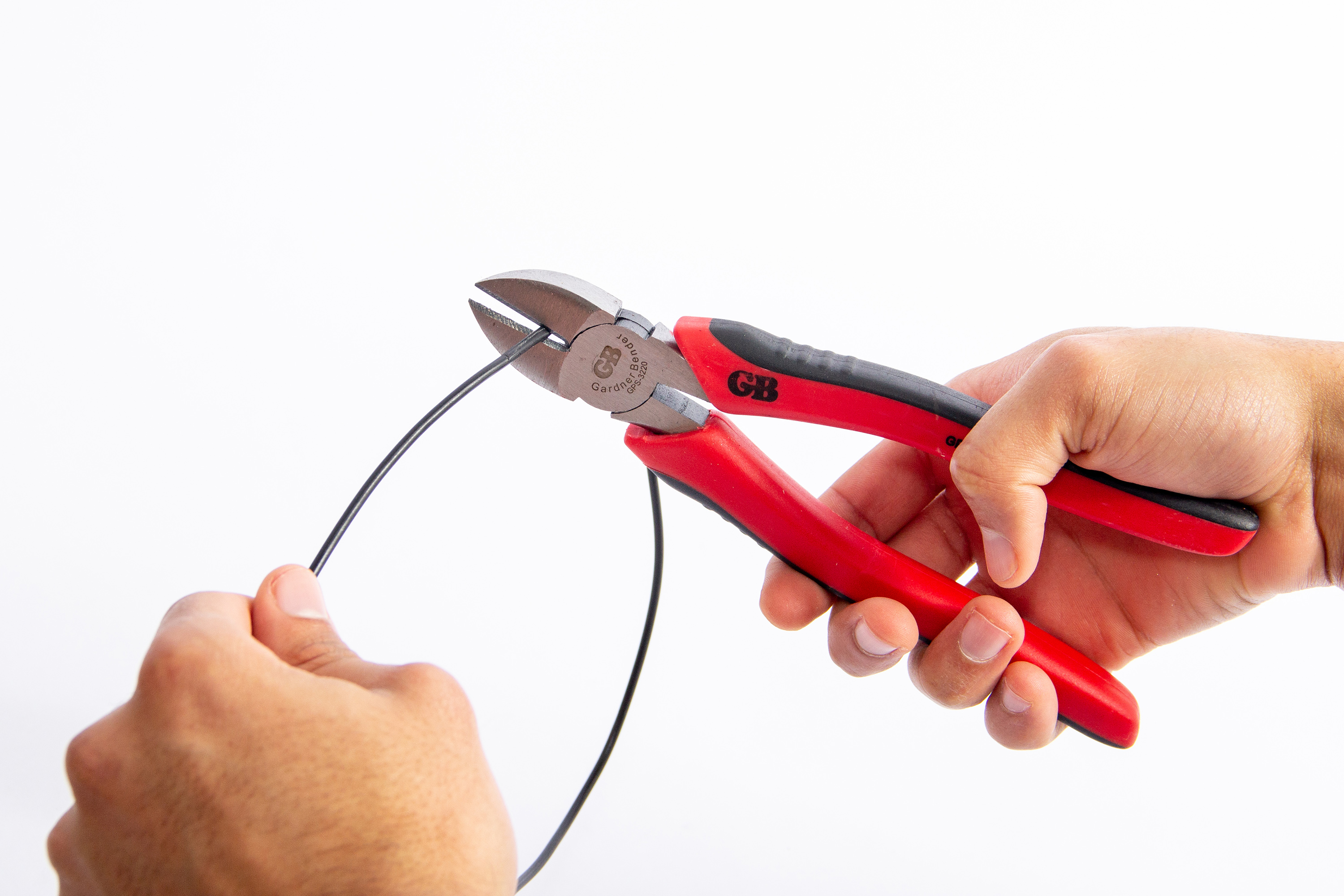 Cutting Plier, Gardner Bender, 8 in OAL, 1 in Jaw Opening, Black/Red Handle, Comfort-Grip Handle - 5