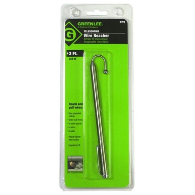 Fish Pole and Wire Reacher, Greenlee, For Cable Diameter: 3/4 in, Hook End - 2