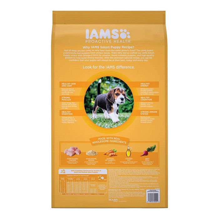 Iams PROACTIVE HEALTH 205846 Dog Food, Chicken, Dry, 7 lb