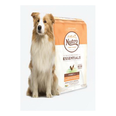 Nutro Wholesome Essentials 10123053 Dog Food, Brown Rice, Chicken, Sweet Potato, Adult, Dry, 30 lb