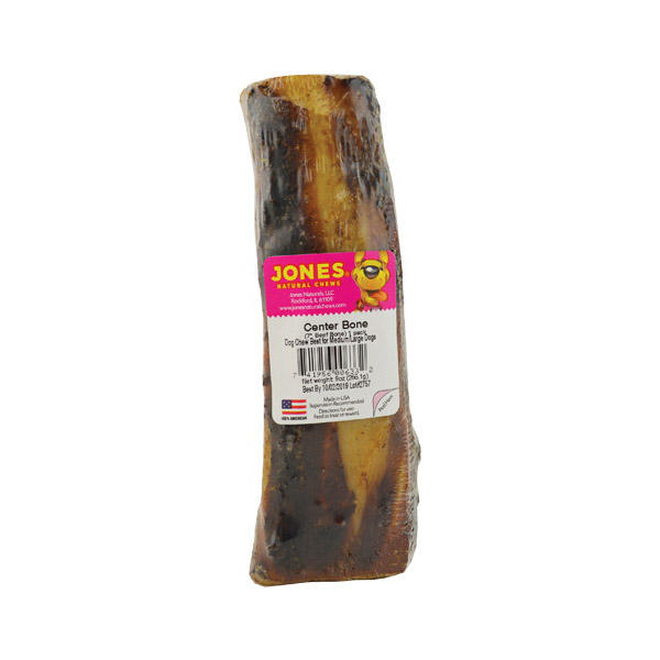 Jones Natural Chews 633 Dog Bone, M, L, 9 oz, Pack