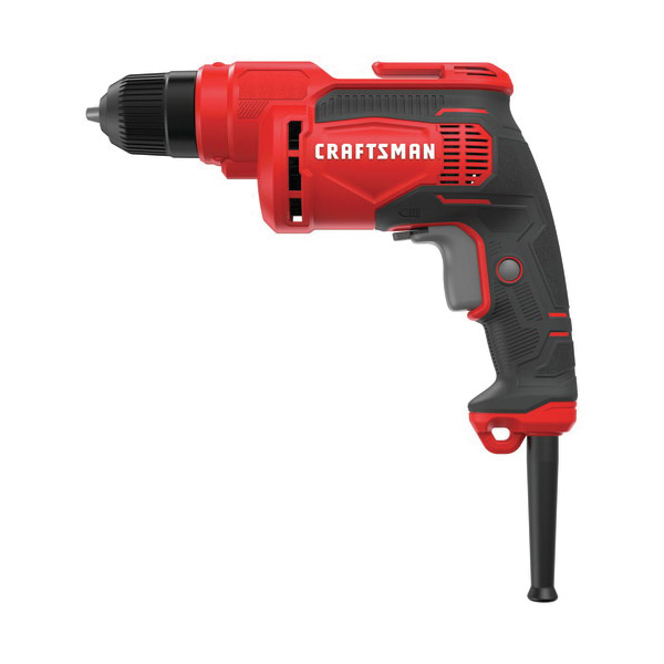 CRAFTSMAN CMED731 Drill Driver, 7 A, 3/8 in Chuck, Keyless Chuck, Includes: Forward, Reverse Switch - 2