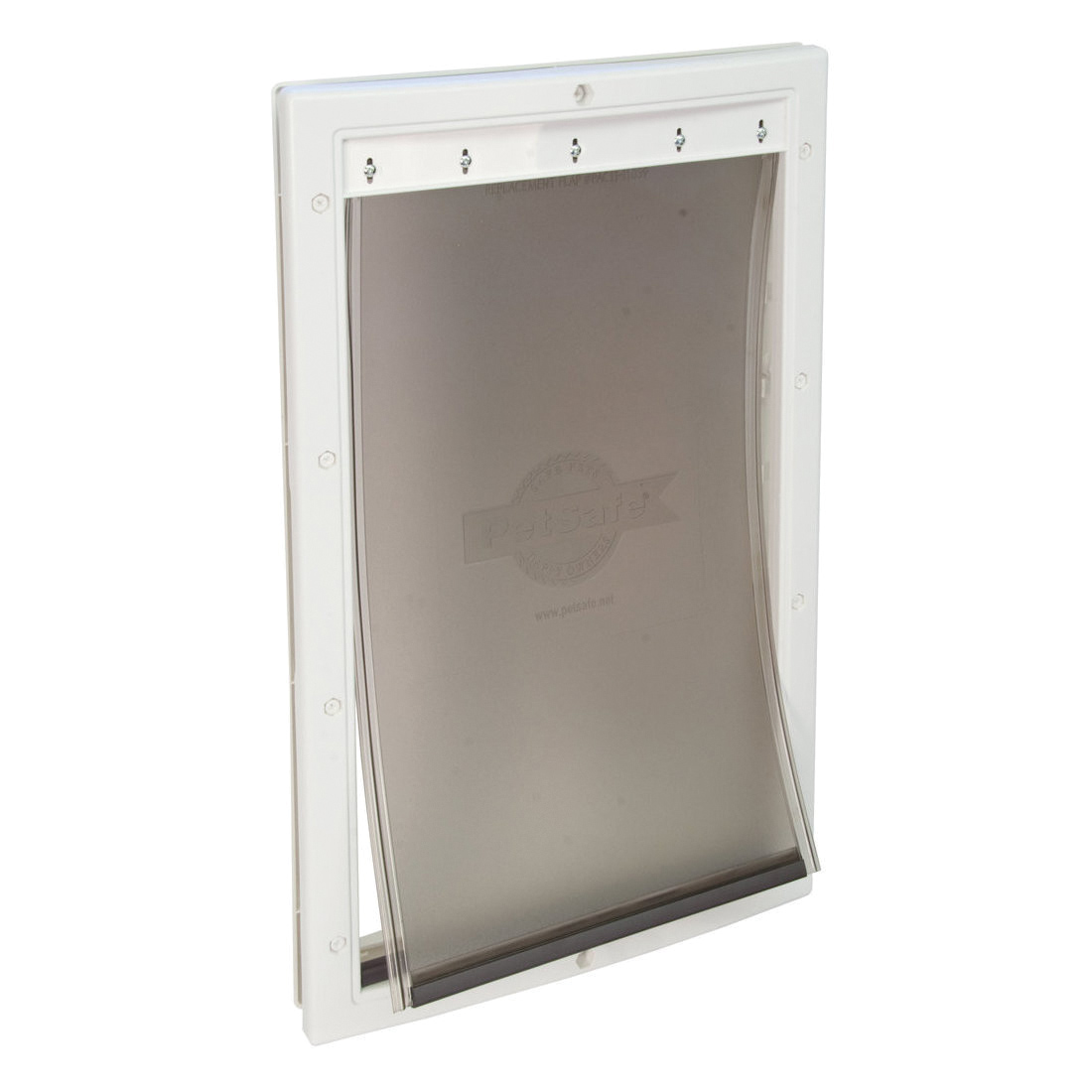 PPA00-10960 Pet Door, Large, 10-1/4 in W x 16-1/4 in H, Plastic, White