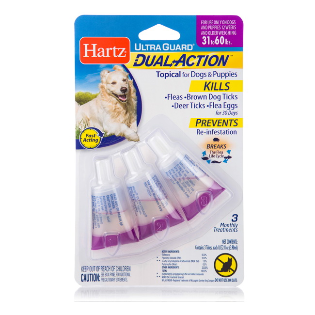 Hartz UltraGuard 3270015650 Topical Flea and Tick Treatment Tube