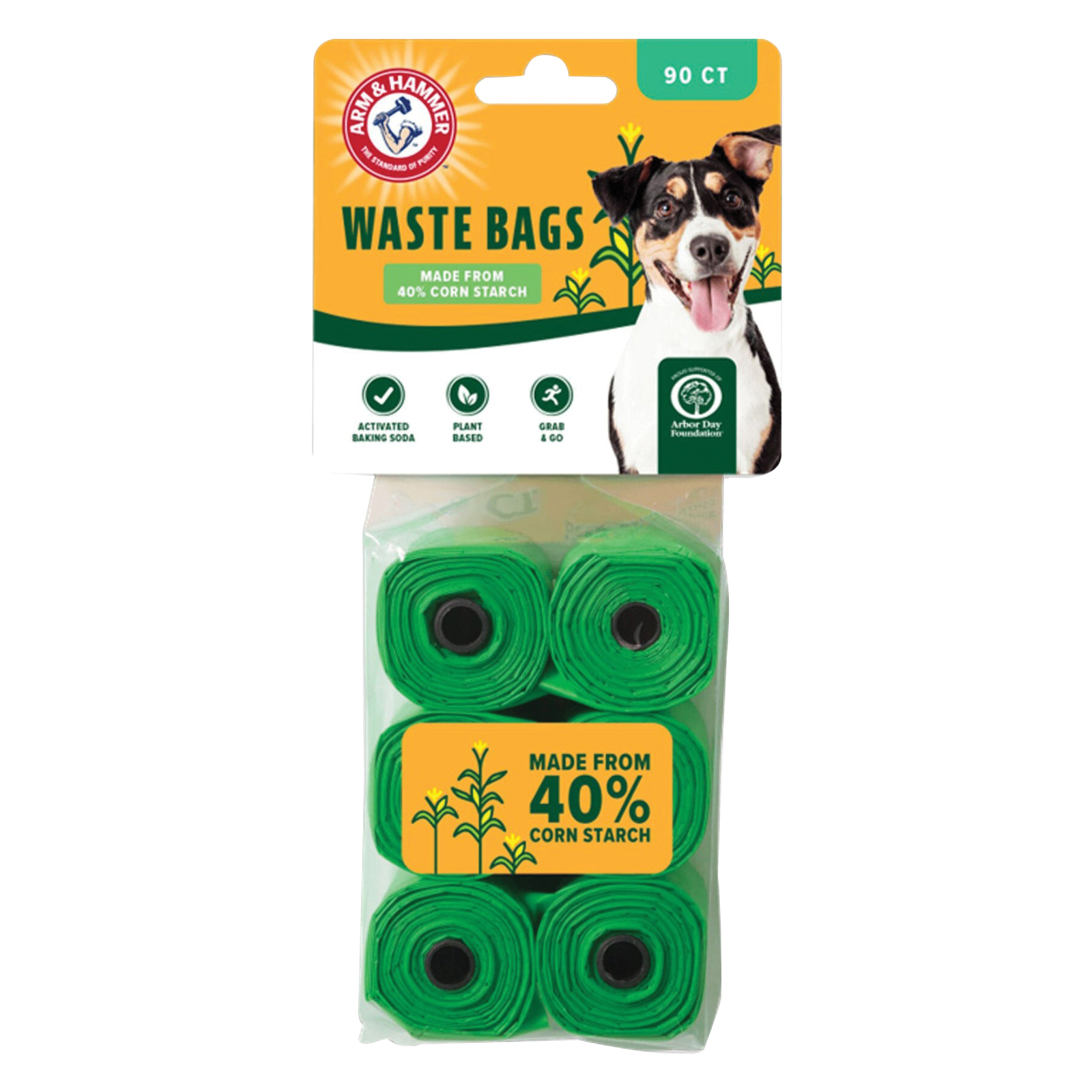 71091 Waste Bag, Cornstarch, Green
