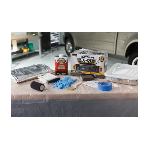  Rust-Oleum 323529 Professional Grade Truck Bed Liner Kit, Black  : Automotive