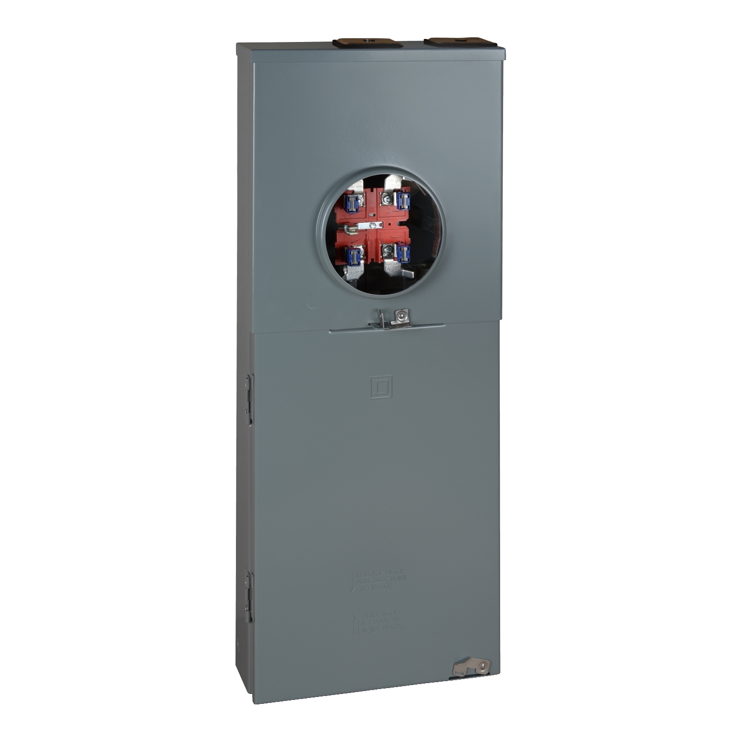 Homeline Meter Main Breaker, Square D, 200 A, 1 ph, 8 -Space, 8 -Tandem Circuit Breaker, Gray - 1