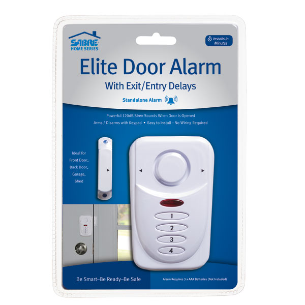 Sabre HS-EDA Elite Door Alarm, 750 ft Detection, Alarm: Audible - 3