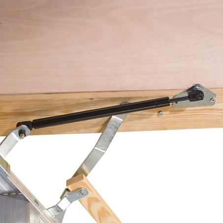 Louisville AEE3010 Energy Efficient Attic Ladder, 7.58 to 10.25 ft H Ceiling, 30 x 54 in Ceiling Opening, 375 lb - 3
