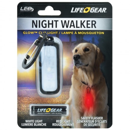 LIFE+GEAR PS07-60641-BLA Pet Clip Light, Night Walker, AAA Battery, LED Lamp, 5 hr Run Time, Black - 4