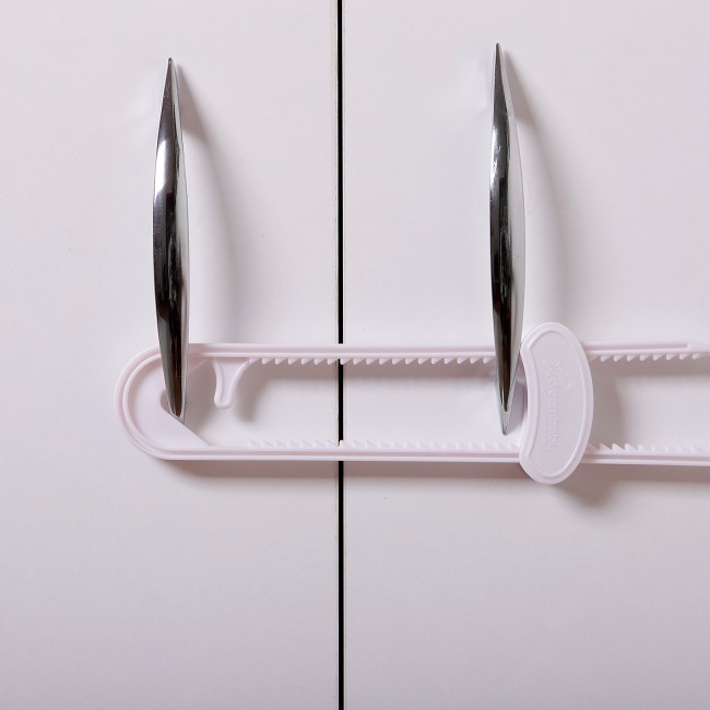 Sliding Lock, Dreambaby, 11.6 in L, 3.8 in W, Plastic, White - 4