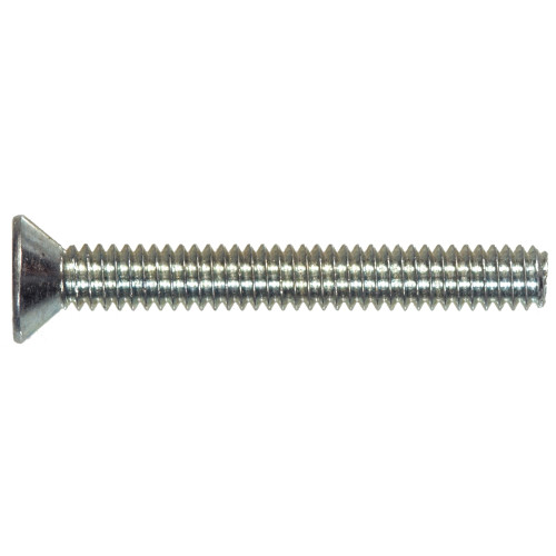Machine Screw, Hillman, Zinc-Plated, Phillips-Drive, Flat-Head, M3-0.50 16mm, Class 4.8 - 2