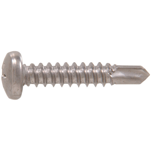 Hillman 42454 Screw, #10-16 Thread, 3/4 in L, Coarse Thread, Pan Head, Phillips Drive, Self-Drilling Point, 20 PK - 2