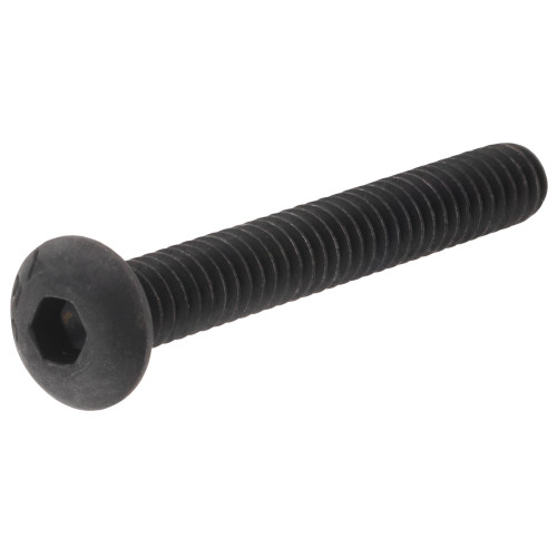 HILLMAN 43550 Cap Screw, #6-32 Thread, 1/4 in L, Coarse Thread, Button Head, Socket Drive, Alloy Steel, 20 PK - 1