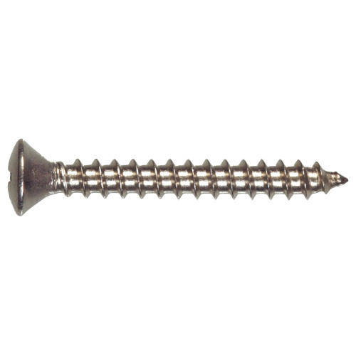 Sheet Metal Screw, Hillman, Stainless Steel, Phillips-Drive, Flat-Head, #12 x 2 in - 2