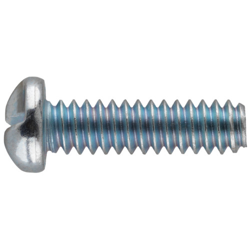 HILLMAN 45710 Machine Screw, #10-24 Thread, 1-1/2 in L, Coarse Thread, Round Head, 1-Way Drive, Zinc, 15 PK - 2