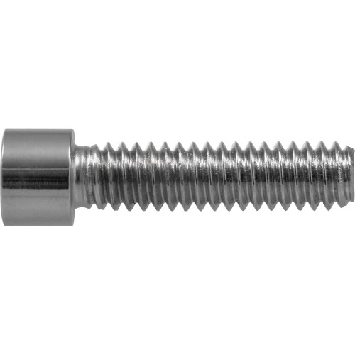 Cap Screw, Hillman, Chrome, Socket-Drive, Smooth-Head, #10-24 1 in - 2