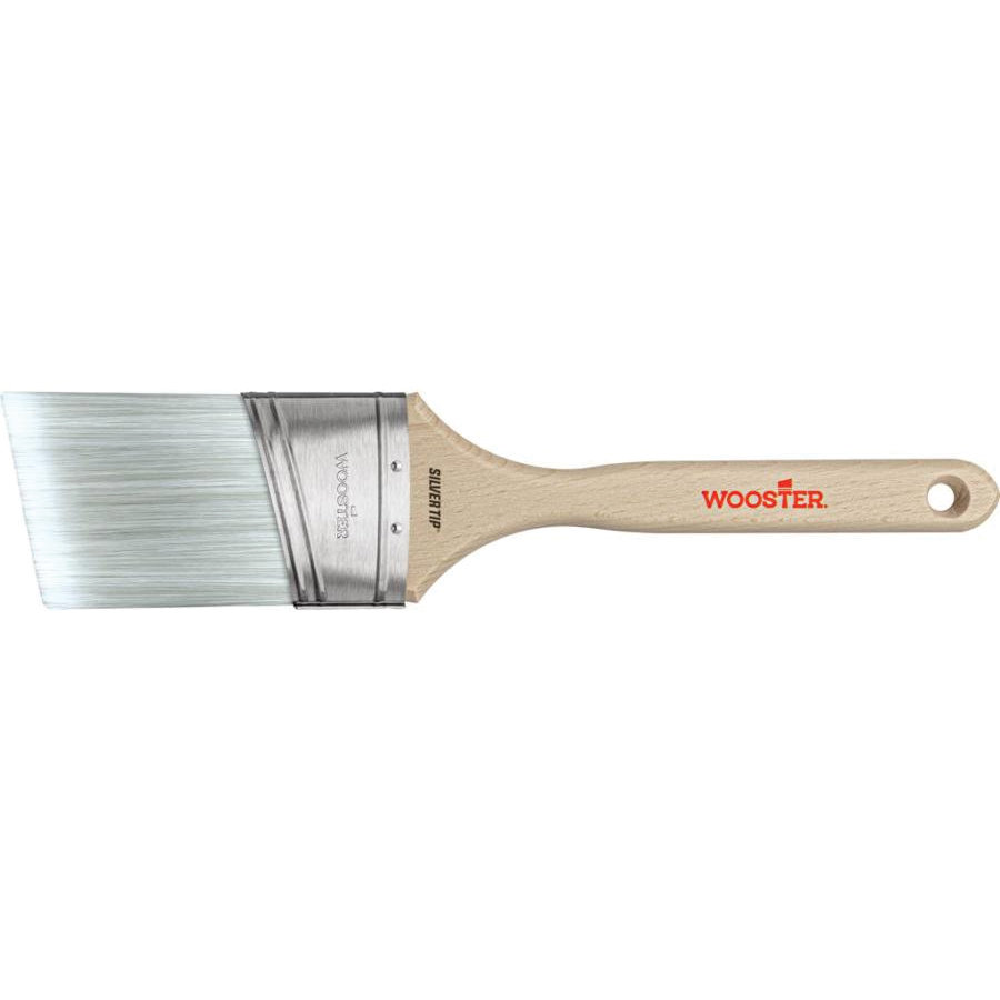 Silver Tip 5228-2 1/2 Paint Brush, 2/1/2 in W, Semi-Oval Brush, 2-15/16 in L Bristle, Polyester Bristle