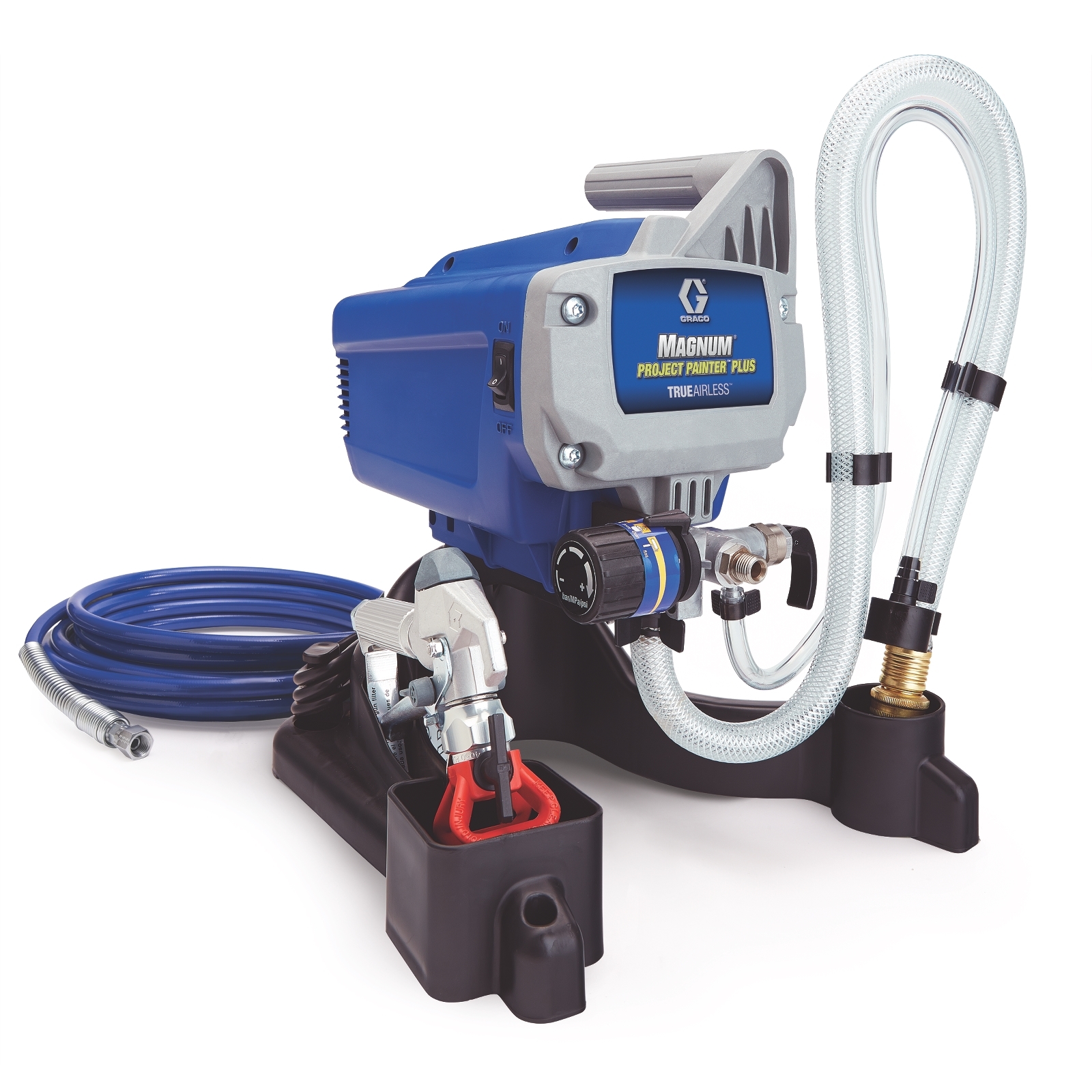 Graco 257025 Airless Paint Sprayer, 3/8 hp, 25 ft L Hose, 0.015 in Tip, 0.24 gpm, 2800 psi, Piston Pump, 0.24 gpm