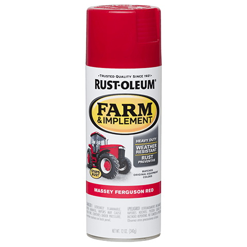 280134 Farm Equipment Spray , Gloss, Massey Ferguson Red, 12 oz, Can