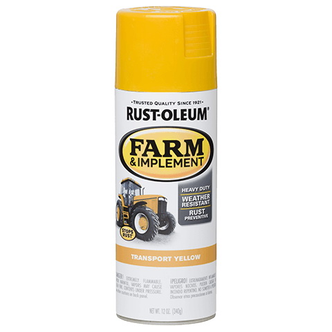 280145 Farm Equipment Spray , Gloss, Transport Yellow, 12 oz, Can