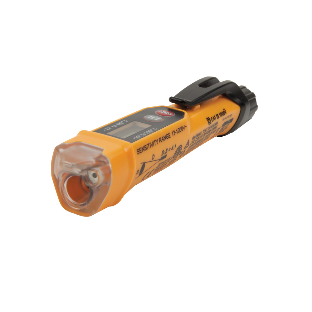 Klein Tools NCVT-4IR Non-Contact Tester with Thermometer, 12 to 1000 VAC, 50 to 500 Hz, -22 to 482 deg F