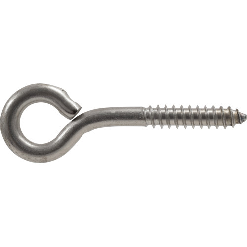 Screw Eye, Hillman, Stainless Steel, 3/8 in x 4-1/2 in - 2
