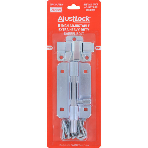 Hillman 321070 Barrel Bolt, Zinc, 5 in L