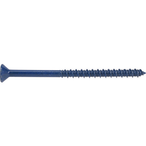 Tapper Concrete Screw Anchor, Hillman, Blue, Phillips-Drive, Flat-Head, 1/4 in x 3-3/4 in - 2