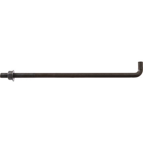 Anchor Bolt, Hillman, Nut & Washer, 5/8 in x 16 in - 2