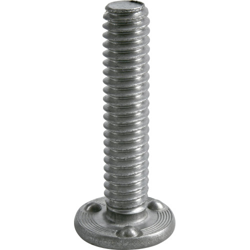 Weld Stud, 3 Projections, 1/4 in x 20 1-1/4 in, Hillman - 3