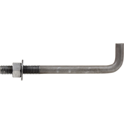 Anchor Bolt, Hillman, Nut & Washer, 1/2 in x 6 in - 2