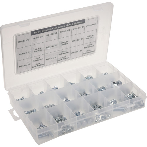 Maintenance PAK Series Fastener Kit, Hillman, Steel, Zinc, 224-Piece - 2