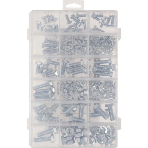 Maintenance PAK Series Fastener Kit, Hillman, Steel, Zinc, 224-Piece - 4