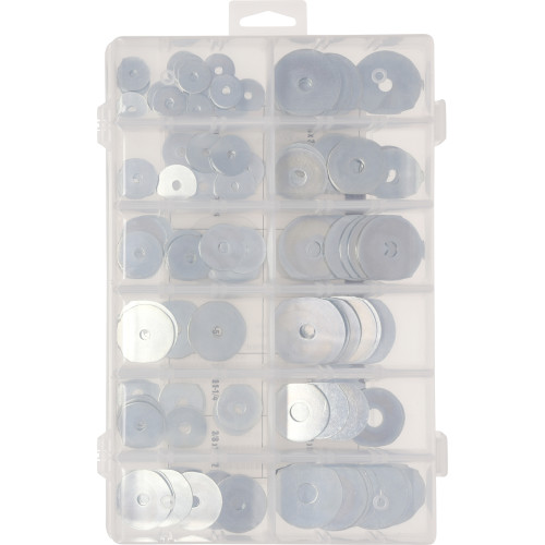 Maintenance PAK Series Fender Washer Assortment Kit, Hillman, Zinc, 143-Piece - 4