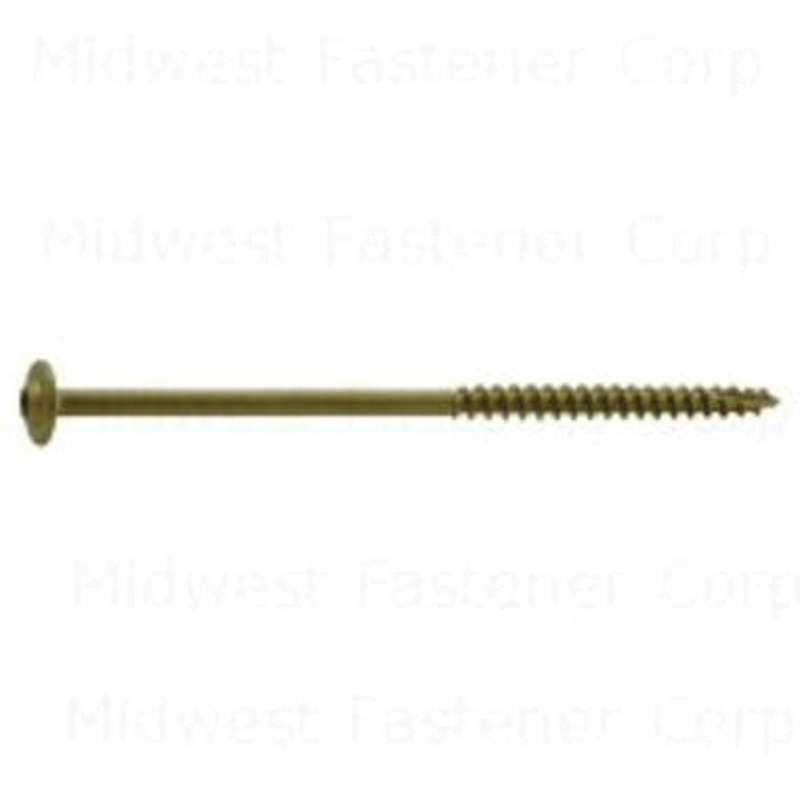 52536 Lag Screw, 5/16 in Thread, 5 in L, Star Drive
