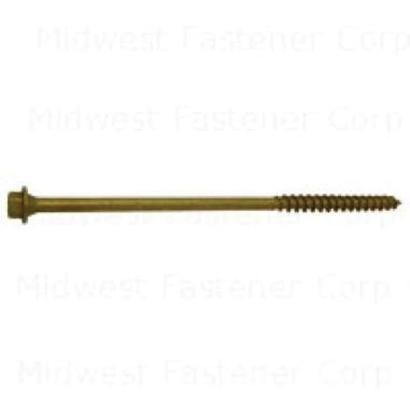 TimberTite Series 52555 Screw, 5/16 in Thread, 12 in L, Hex Drive