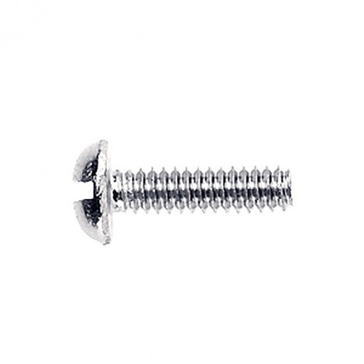 Danco 35139B Faucet Bibb Screw, #6-32 Thread, Coarse Thread, 1/2 in L, Slotted Drive, Brass - 1
