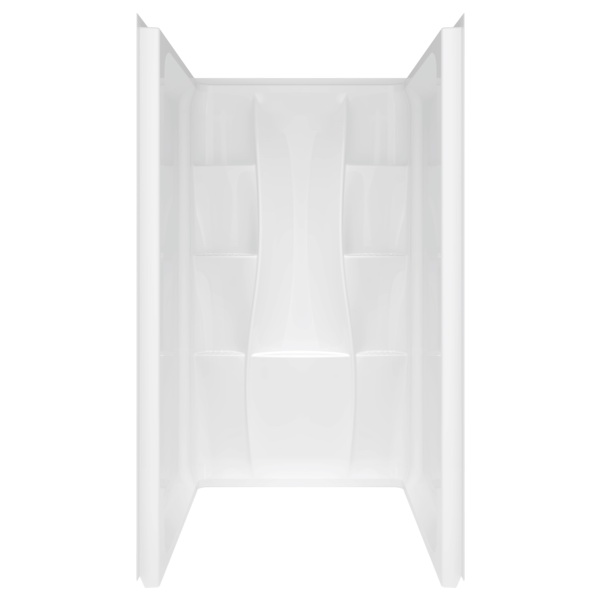Classic 400 Series 40064 Shower Wall Set, 36 in L, 36 in W, 77.13 in H, Acrylic, Gloss, Alcove, Wall Installation