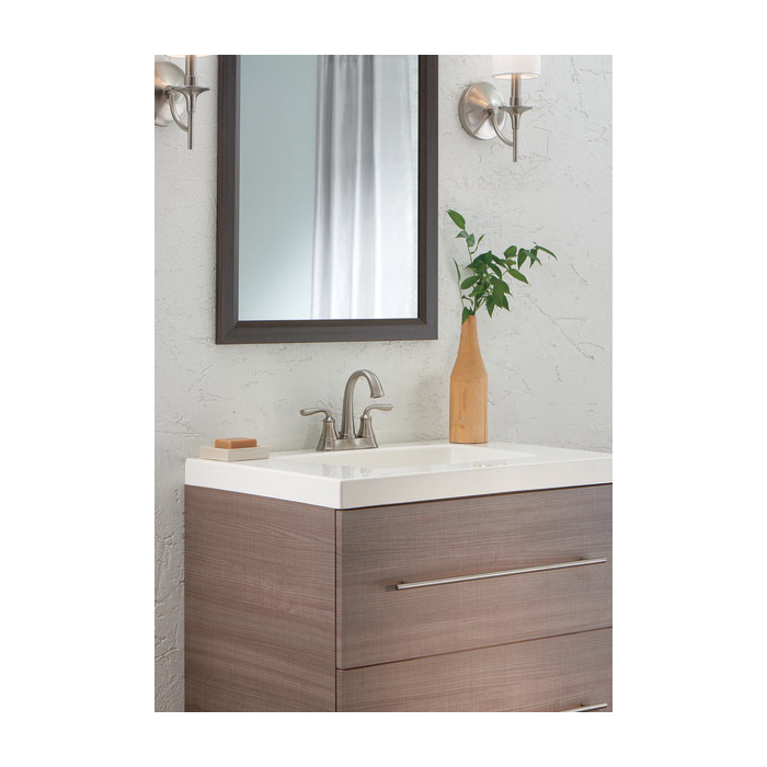Delta Lorain Series 25716LF-SS-ECO Bathroom Faucet, 1.2 gpm, 2-Handle, 3-Faucet Hole, Stainless, Lever Handle
